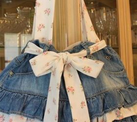 How to Make a Ruffled Tote Bag from a Jean Skirt