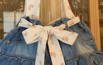 How to Make a Ruffled Tote Bag from a Jean Skirt