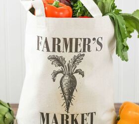 diy farmer s market tote bag, crafts, gardening, how to