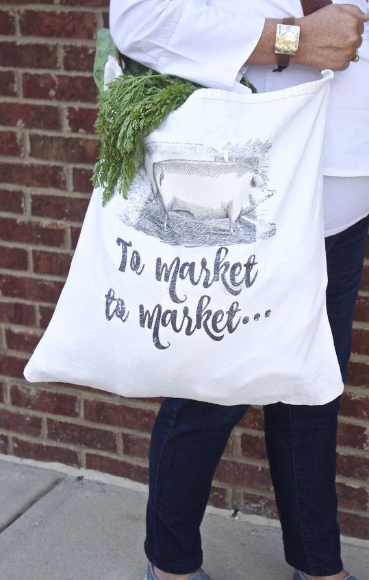 farmer s market bags made from drop cloth, crafts, reupholster