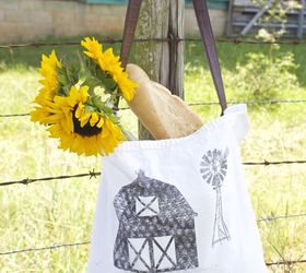 Farmer's Market Bags Made From Drop Cloth