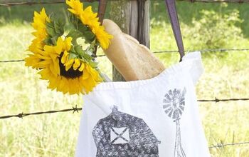 Farmer's Market Bags Made From Drop Cloth