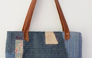 Create a Denim Sashiko Tote Bag