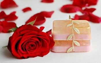 Easy Melt & Pour Rose Scented Soap With Glycerin & Goats Milk