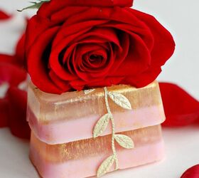 easy melt pour rose scented soap with glycerin goats milk, cleaning tips, flowers, gardening