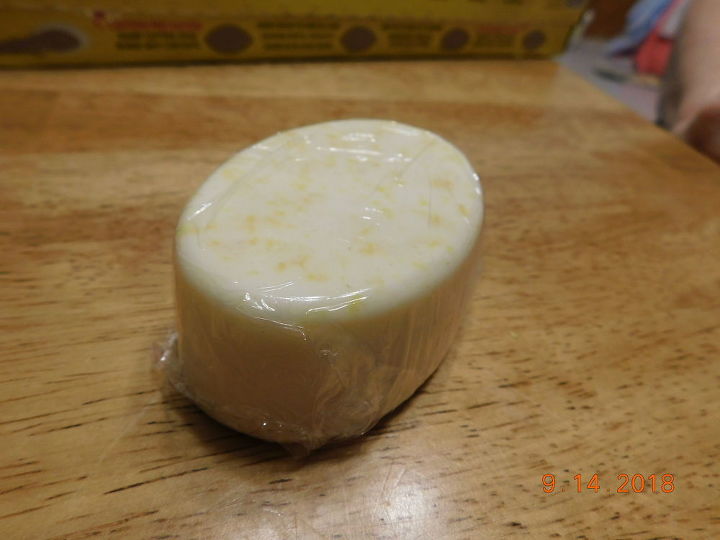 loofah bar soap with soap base