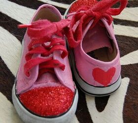Painted Chucks for Valentines Day!