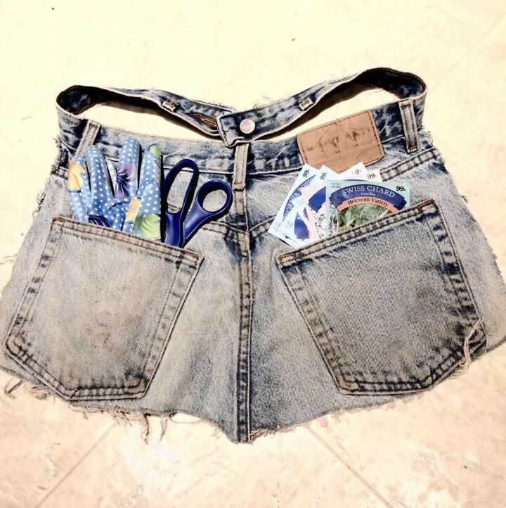 repurpose old jeans to utility belt
