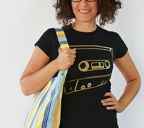 Reusable Tote Bag Made From Repurposed Sheets