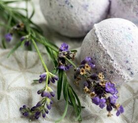 Lavender + Vanilla Essential Oil Bath Bombs