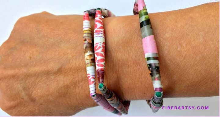how to make paper beads for bracelets and other jewelry