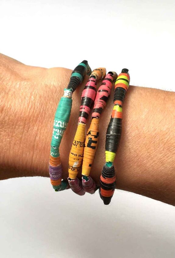 how to make paper beads for bracelets and other jewelry