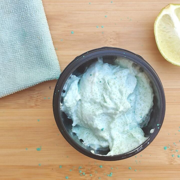 lime coconut whipped body scrub
