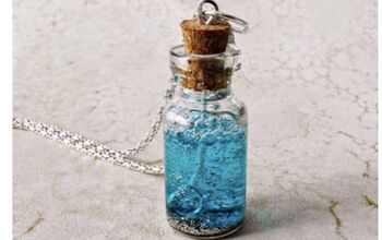 Fairy Dust Bubble Wand Necklace