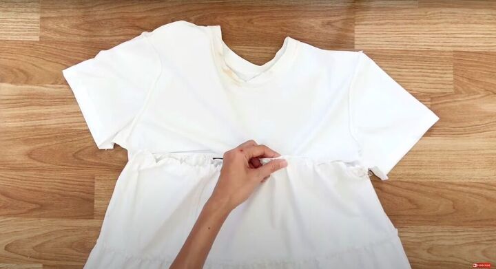 butterfly sleeve dress, Sew the Body to the Top