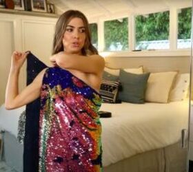 how to create two no sew red carpet worthy dresses, Pull