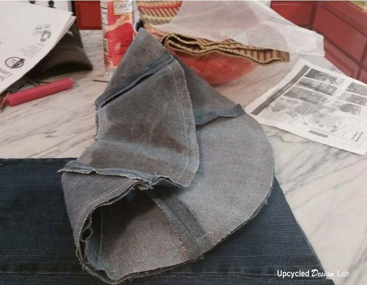 faux oil cloth wide brim denim hat from men s jeans