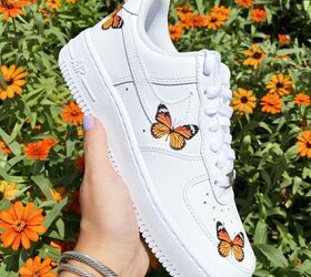 designer dupe butterfly sneakers