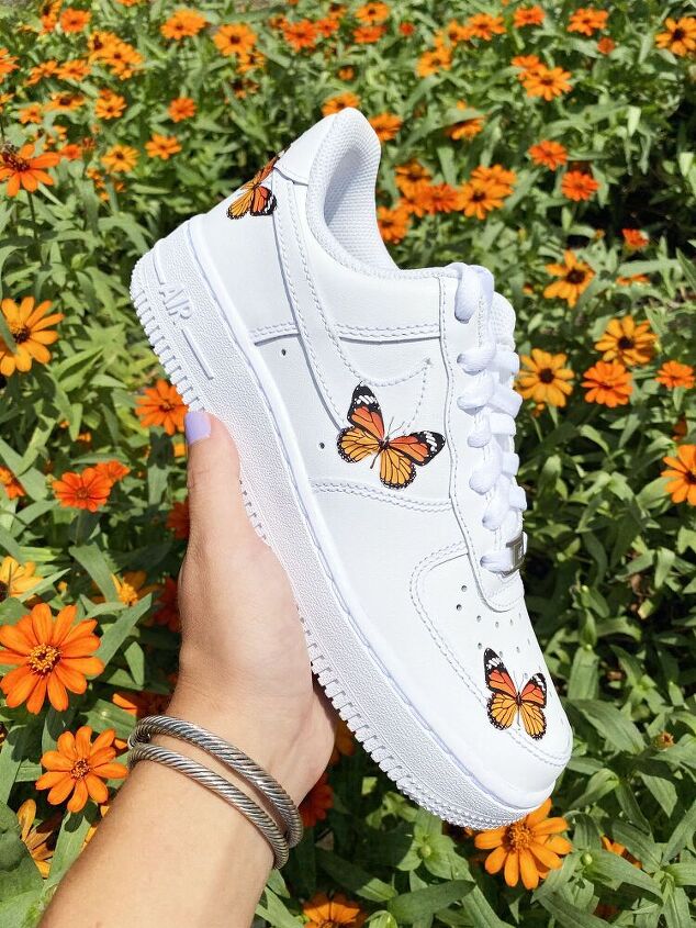designer dupe butterfly sneakers