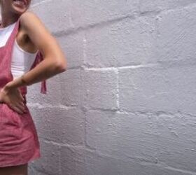 Turn a $5 Pair of Pants Into Short Overalls With This DIY Thrift Flip