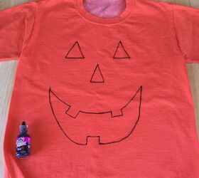 Easy Pumpkin Shirt For Halloween