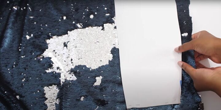 up your style with these diy sequin distressed jeans, How to Create a Pattern