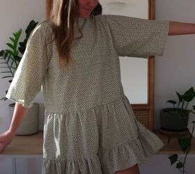 Use a T-Shirt as a Template for This Cute Gathered Tier Dress
