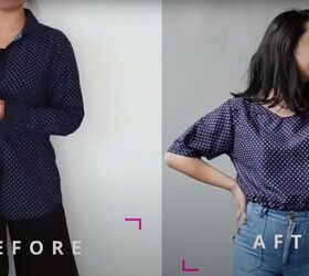 Four Ways to Refashion a Thrifted Men’s Shirt