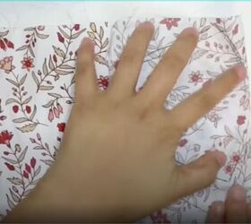 how to sew a face mask without a sewing machine, Fold the fabric