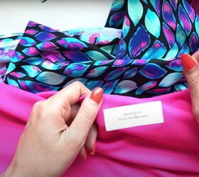 learn how to translate a bra pattern into a diy swimsuit top, Swimsuit fabric
