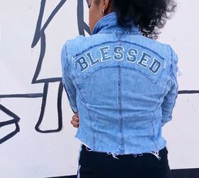 6 upcycle hacks to take your denim jackets to the next level, Upcycle denim jackets with patches