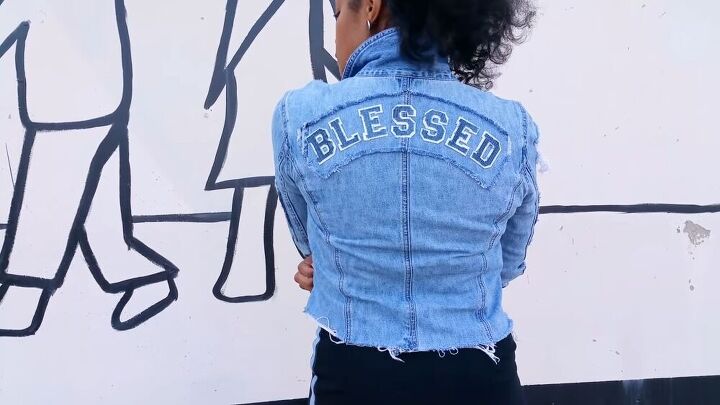 6 upcycle hacks to take your denim jackets to the next level, Upcycle denim jackets with patches