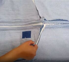 15 amazing ways you can easily alter and upcycle jeans, How to lengthen jeans