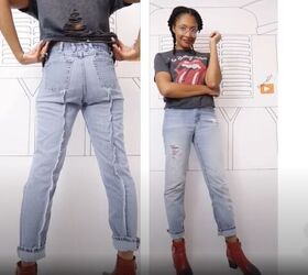 15 amazing ways you can easily alter and upcycle jeans, How to make jeans skinny