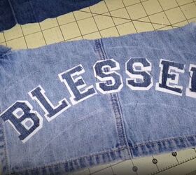15 amazing ways you can easily alter and upcycle jeans, Cutting out denim patches