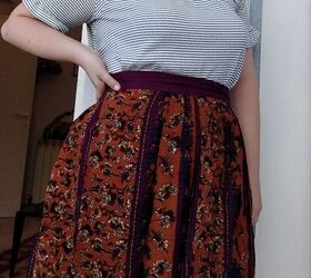 that upstyled 70 s skirt