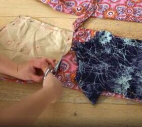 turn old pants into new perfect pajamas, Cut the patterns