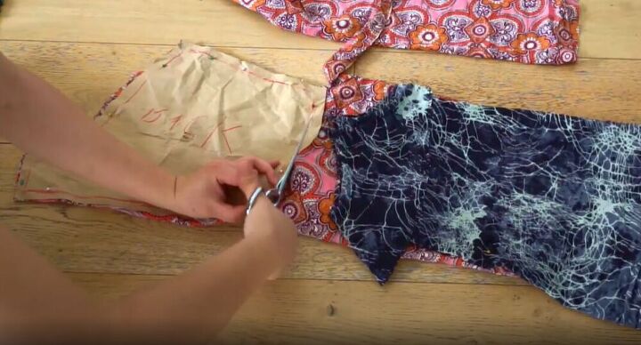 turn old pants into new perfect pajamas, Cut the patterns