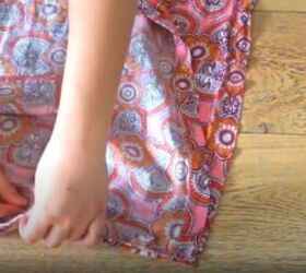 turn old pants into new perfect pajamas, Pin the pieces