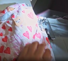 turn old pants into new perfect pajamas, Sew down the edges
