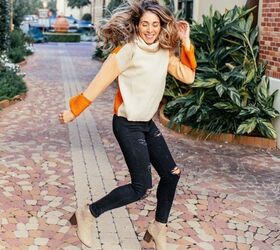 10 cozy knits perfect for fall, Color block sweater