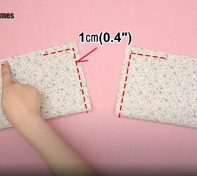 learn how to make a pretty boston bag, Sew the edges