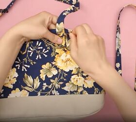 learn how to make a pretty boston bag, How to sew a simple bag with lining
