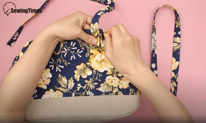 learn how to make a pretty boston bag, How to sew a simple bag with lining