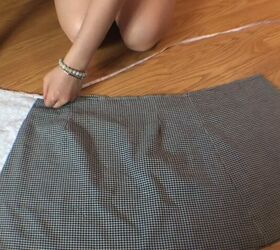 make your own super cool reversible wrap skirt with this easy tutorial, Measure the waist