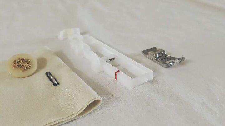 learn how to create a buttonhole with this simple tutorial, Tools and Materials