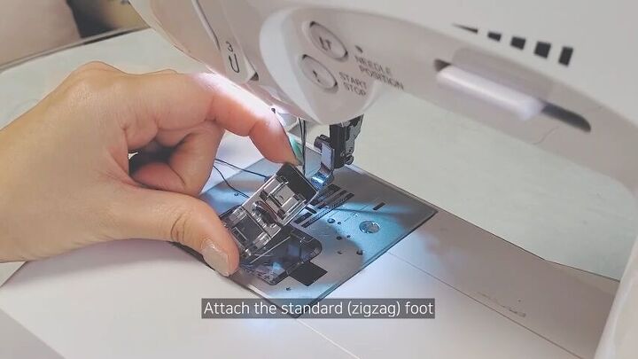 learn how to create a buttonhole with this simple tutorial, How to sew a buttonhole with standard foot