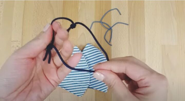 how to diy 3 clever elastic earloop substitutes for your face mask, Tie the hair ties