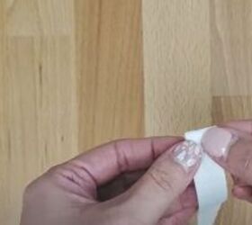 how to diy 3 clever elastic earloop substitutes for your face mask, Stitch the ends