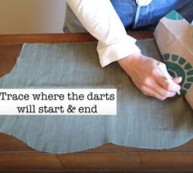 learn how to make a stunning jumpsuit, Trace the darts
